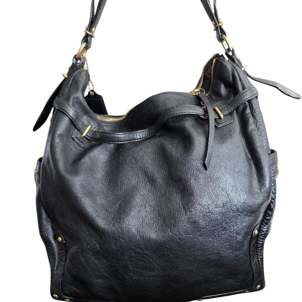 Coach Black Leather Hobo Bag - Picture 2 of 14